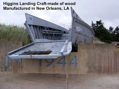 Higgins Landing Craft at Utah Beach image. Click for full size.