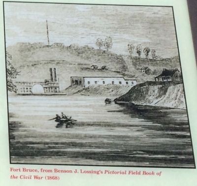 Fort Bruce (Photo taken of marker) image. Click for full size.