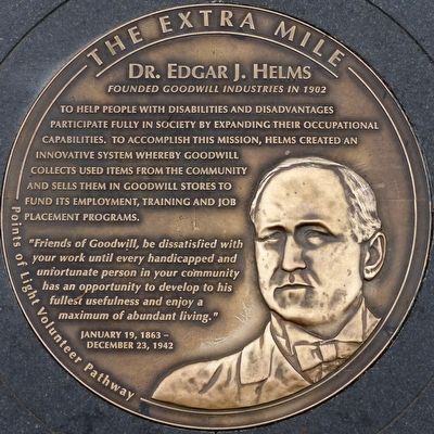 Dr. Edgar J. Helms Marker image. Click for full size.