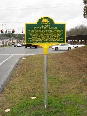 Stepney Schoolhouse Marker. Click for full size. Stepney Schoolhouse Marker image. Click for full size.