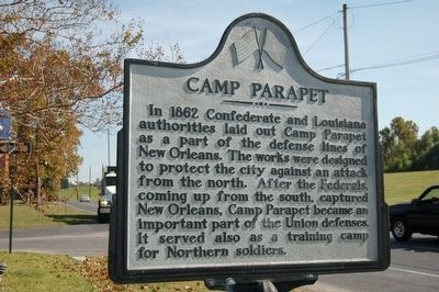 Camp Parapet Marker image. Click for full size.