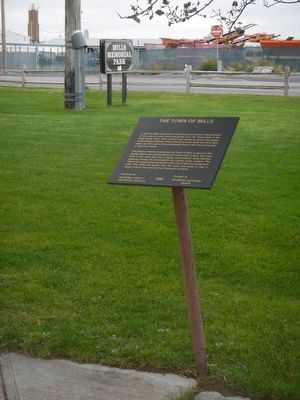 The Town of Mills Marker. Click for full size. The Town of Mills Marker image. Click for full size.