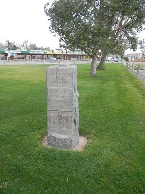 Oregon Trail Marker. Click for full size. Oregon Trail Marker image. Click for full size.