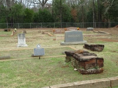 James Calhoun Hill Marker and Meador Cemetery image. Click for full size.