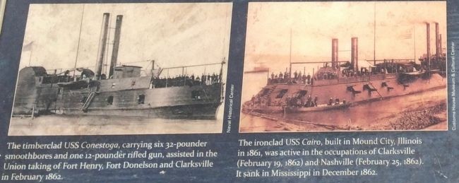 Photos of ironclads from marker. image. Click for full size.