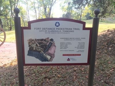 Fort Defiance Pedestrian Trail. Click for full size. Fort Defiance Pedestrian Trail image. Click for full size.