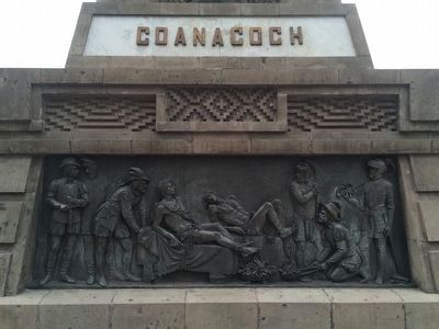 Monument to Cuauhtmoc and His Warriors Marker image. Click for full size.
