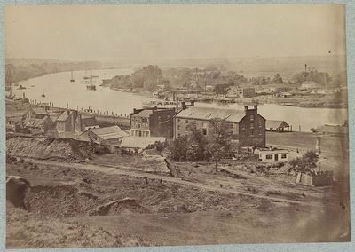 View of James River at Rocketts, Richmond, Va.. Click for full size. View of James River at Rocketts, Richmond, Va. image. Click for full size.