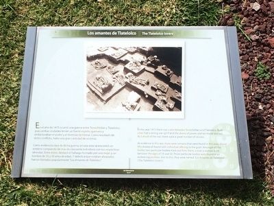 The Tlatelolco Lovers Marker. Click for full size. The Tlatelolco Lovers Marker image. Click for full size.