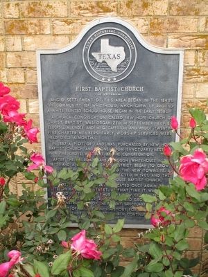 First Baptist Church of Whitehouse Marker image. Click for full size.