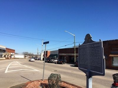 The view north on Lanier Avenue image. Click for full size.