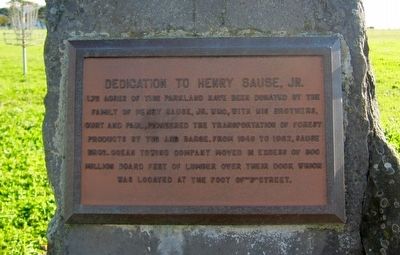 Dedication to Henry Sause, Jr. Marker image. Click for full size.
