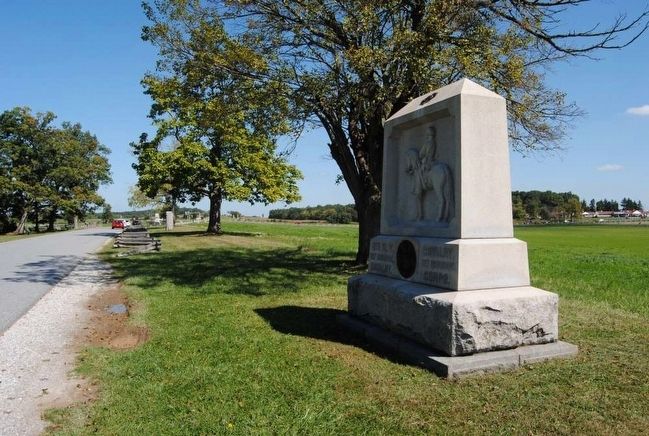 8th New York Cavalry Monument (Looking North). Click for full size. 8th New York Cavalry Monument (Looking North) image. Click for full size.