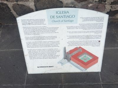 Church of Santiago Marker. Click for full size. Church of Santiago Marker image. Click for full size.