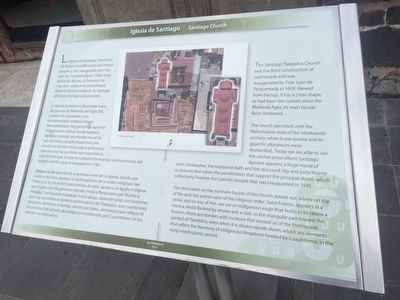 Santiago Church Marker. Click for full size. Santiago Church Marker image. Click for full size.