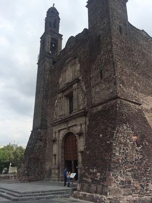 Western entrance to Santiago Apostle Church. Click for full size. Western entrance to Santiago Apostle Church image. Click for full size.