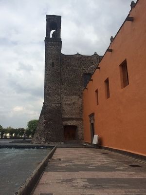 From peaceful convent to bellicose military barracks Marker image. Click for full size.