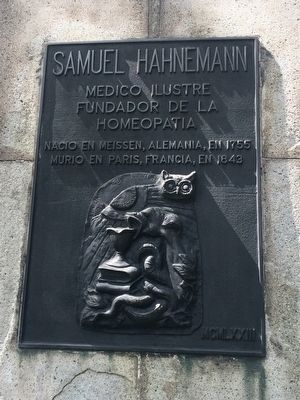 Samuel Hahnemann Marker image. Click for full size.