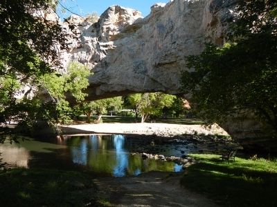 Ayres Natural Bridge. Click for full size. Ayres Natural Bridge image. Click for full size.