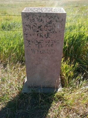 Oregon Trail Marker. Click for full size. Oregon Trail Marker image. Click for full size.