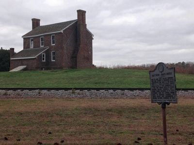 Matthew Jones House and Marker image. Click for full size.