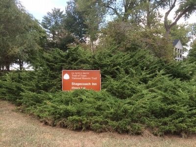 Stage Coach Inn / Trail of Tears sign image. Click for full size.