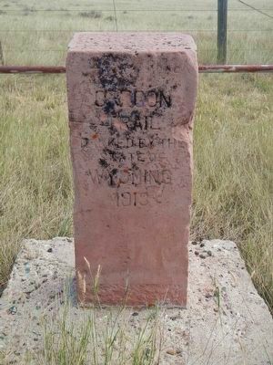 Oregon Trail Marker. Click for full size. Oregon Trail Marker image. Click for full size.