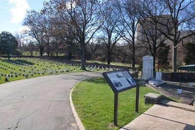 Alexandria National Cemetery Marker. Click for full size. Alexandria National Cemetery Marker image. Click for full size.