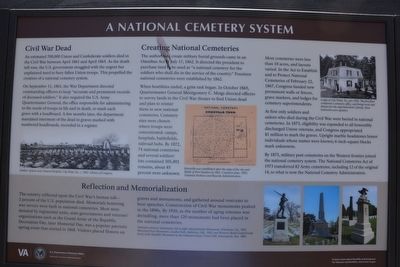 A National Cemetery System Marker image. Click for full size.
