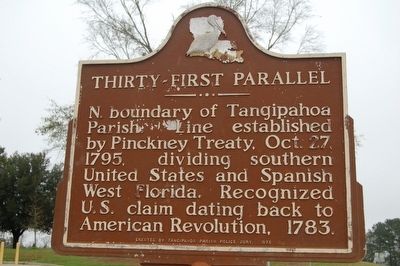 Thirty-First Parallel Marker image. Click for full size.