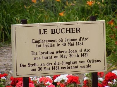 Le Bucher Marker. Click for full size. Le Bucher Marker image. Click for full size.