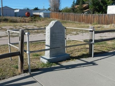 Chugwater Marker. Click for full size. Chugwater Marker image. Click for full size.