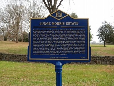 Judge Morris Estate Marker image. Click for full size.