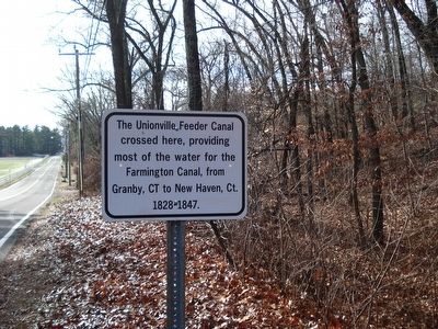 The Unionville Feeder Canal is found on the right.. Click for full size. The Unionville Feeder Canal is found on the right. image. Click for full size.