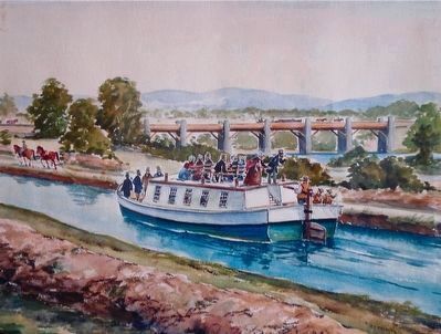 Painting by R.J.Holden. Click for full size. Painting by R.J.Holden image. Click for full size.