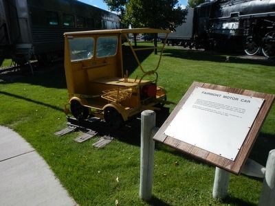 Fairmont Motor Car and Marker. Click for full size. Fairmont Motor Car and Marker image. Click for full size.