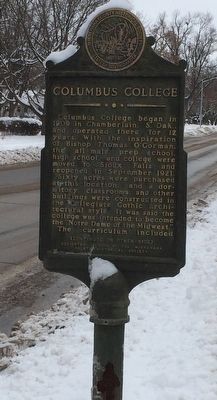 Columbus College Marker. Click for full size. Columbus College Marker image. Click for full size.
