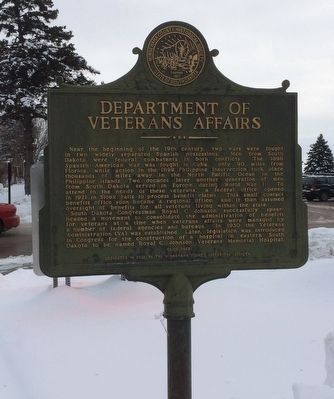 Department of Veterans Affairs Marker. Click for full size. Department of Veterans Affairs Marker image. Click for full size.