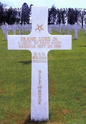 Frank Luke, Jr. Medal of Honor Recipient World War I image. Click for full size.
