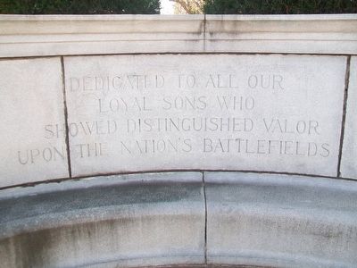 Oakdale Memorial Gateway Veterans Memorial Bench image. Click for full size.