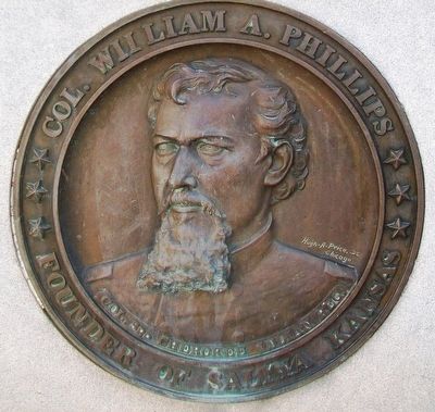 Col. William A. Phillips Medallion image. Click for full size.