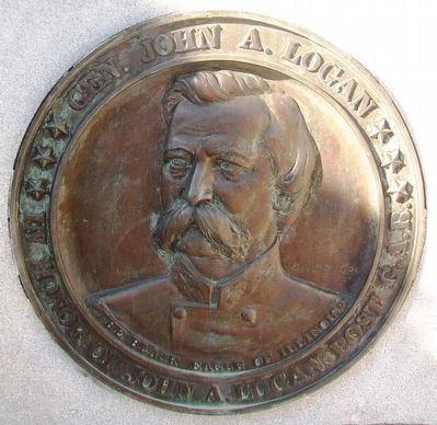 Gen. John A. Logan Medallion image. Click for full size.