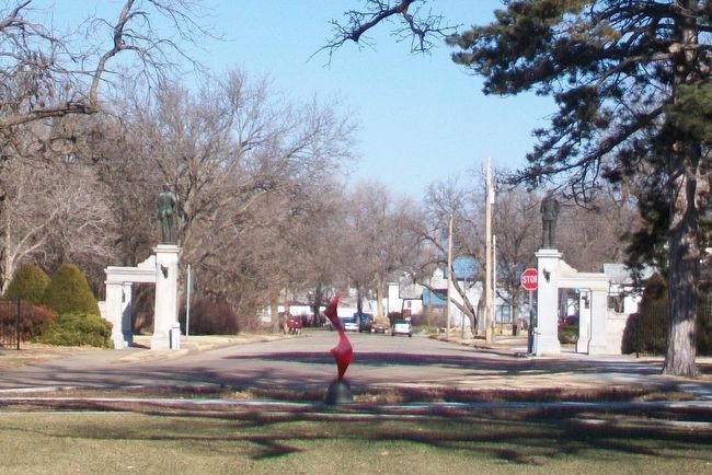 Oakdale Memorial Gateway. Click for full size. Oakdale Memorial Gateway image. Click for full size.