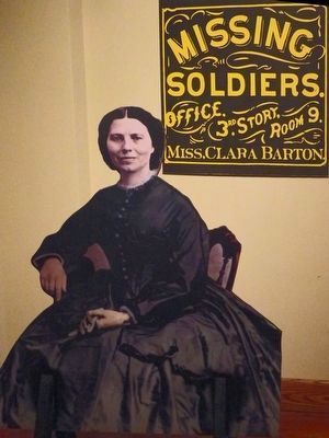 Clara Barton. Click for full size. Clara Barton image. Click for full size.
