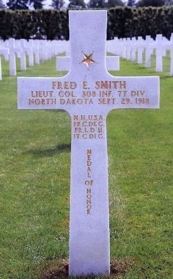 Fred E. Smith-Medal of Honor Recipient World War I image. Click for full size.