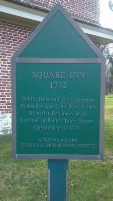 Square Inn Marker. Click for full size. Square Inn Marker image. Click for full size.
