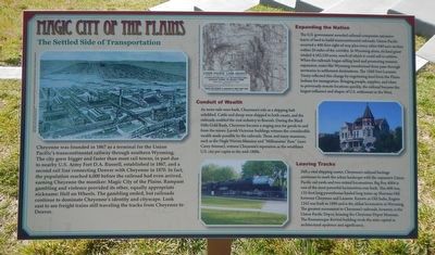 Magic City of the Plains Marker image. Click for full size.