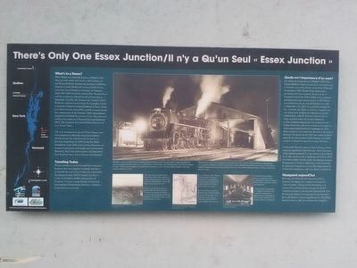 There's Only One Essex Junction Marker. Click for full size. There's Only One Essex Junction Marker image. Click for full size.