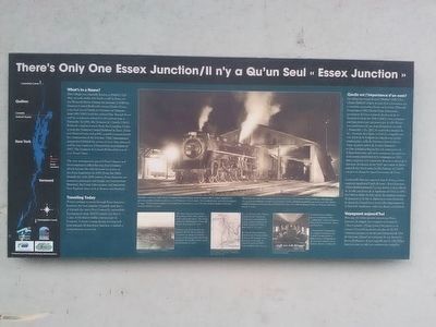 There's Only One Essex Junction Marker image. Click for full size.