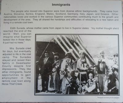 Immigrants Marker. Click for full size. Immigrants Marker image. Click for full size.